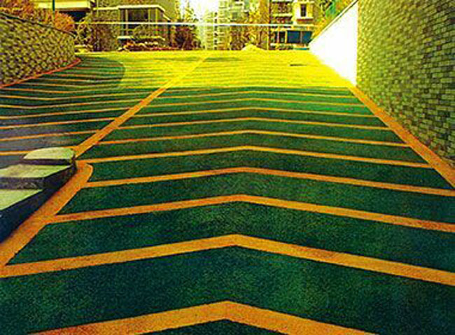 環氧拋沙防滑車道